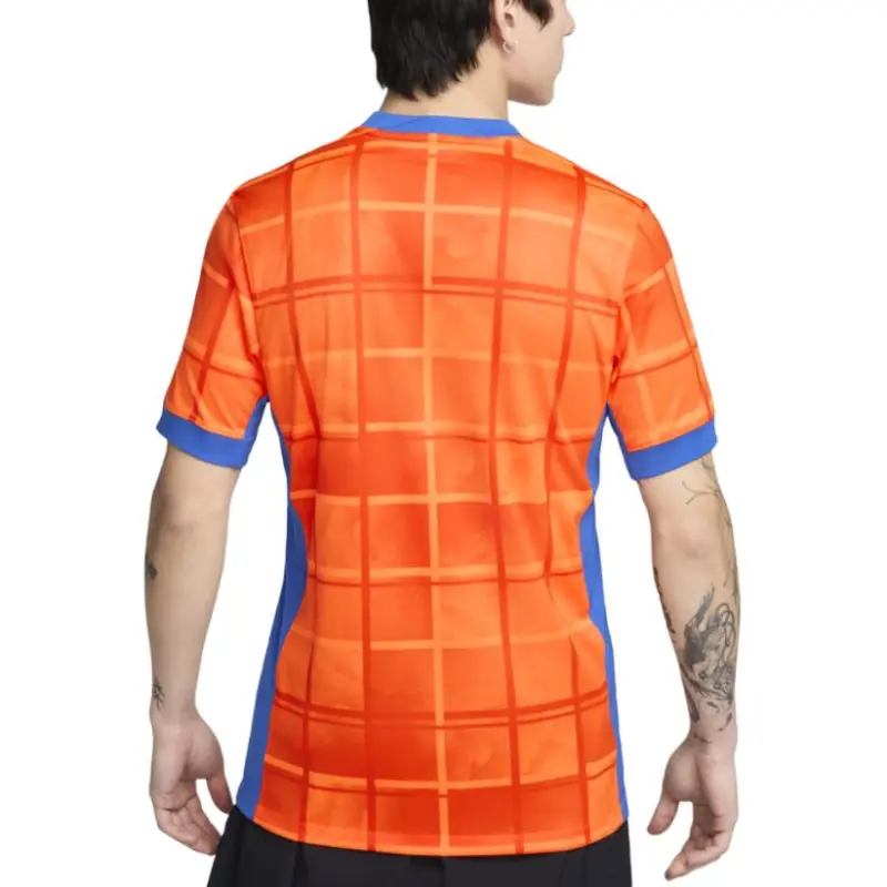 Nike Dri-Fit Soccer Jerseys Men's Bright Orange/Royal Blue/Royal Blue-1