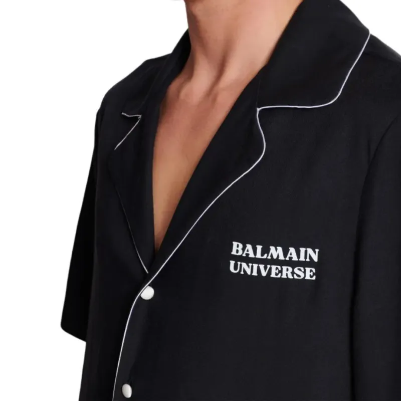BALMAIN Planet print Shirt-7