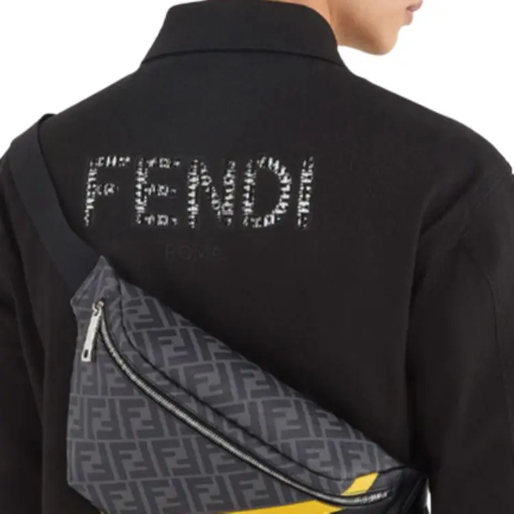 FENDI Roma Logo Denim Jacket-5