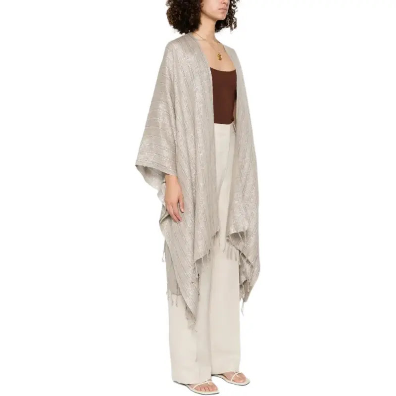 Brunello Cucinelli Lamé effect Coat-2