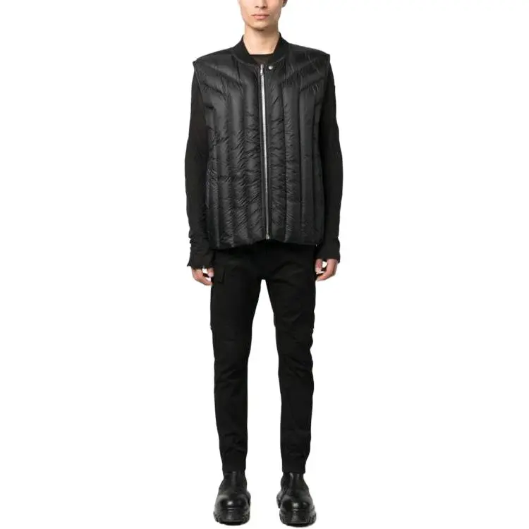 RICK OWENS Gimp Detachable neck Padded Gilet-1