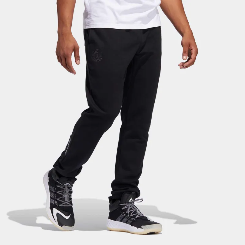 Adidas Casual Pants Men Black-4