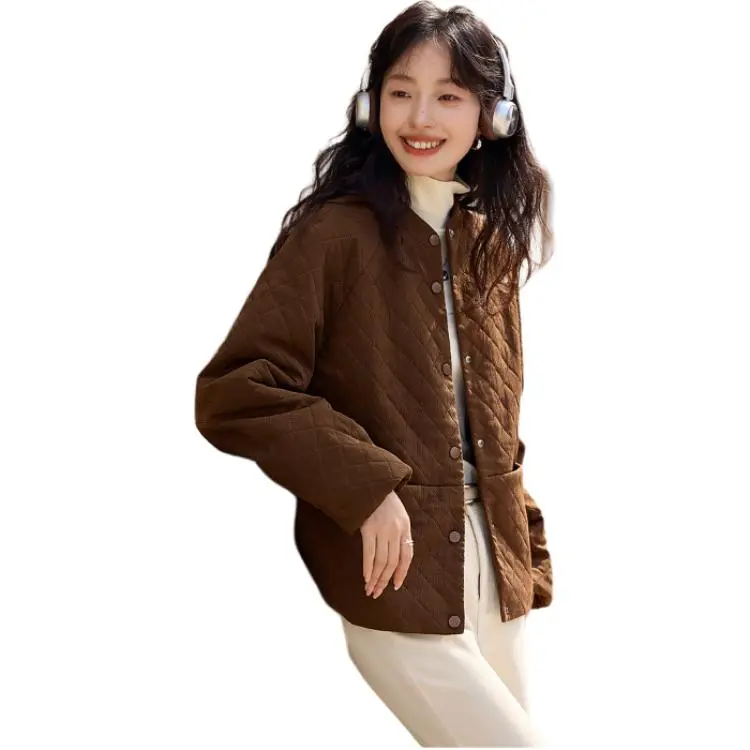 Mo Han Yi Mei Puffer Jacket Women's Coffee-3