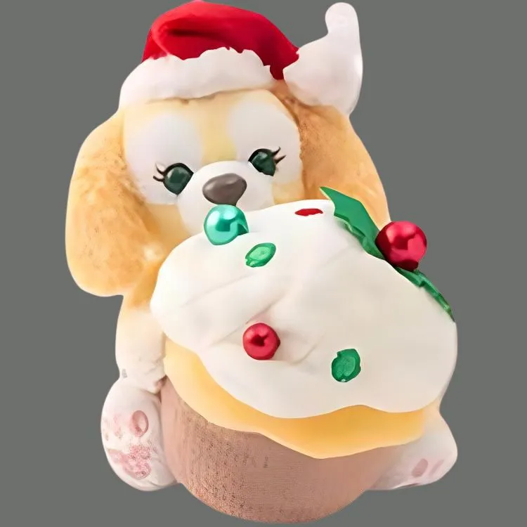 Disney Winter Day Yellow Dolls Plush Pendant Small Size Tall-3