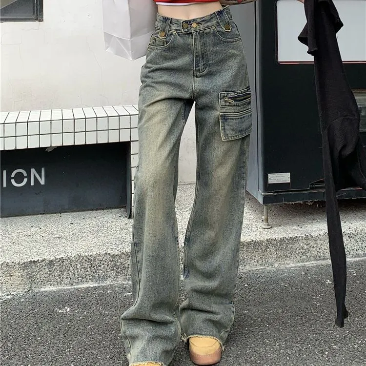 YuChaJia Jeans Women's Jeans-3