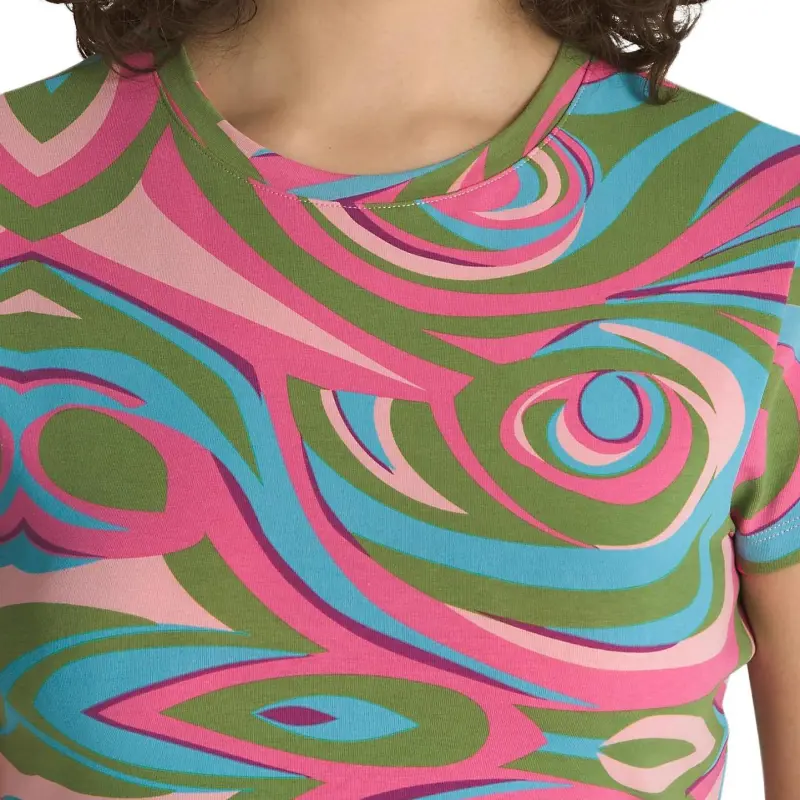 Vans x Barbie Vans X Barbie Co branded Series T Shirt Women's Pink Lady-3