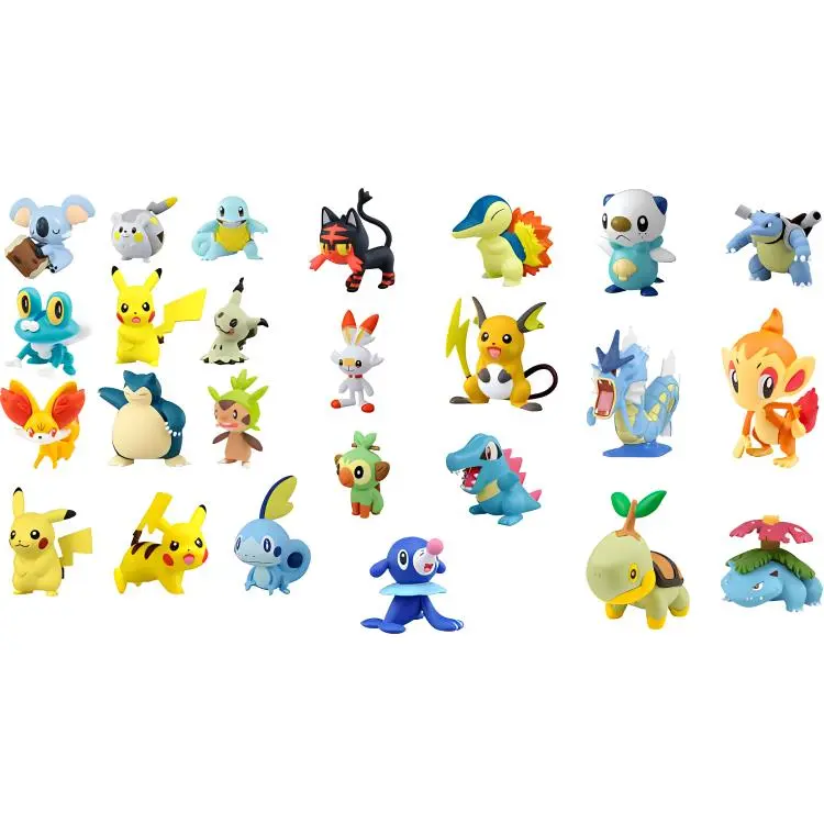 TAKARA TOMY Pokémon Character Collection Pikachu Elf Ball Chibi Figures-1