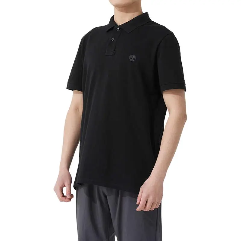 Timberland SS25 Polo Shirt Men's Black-3