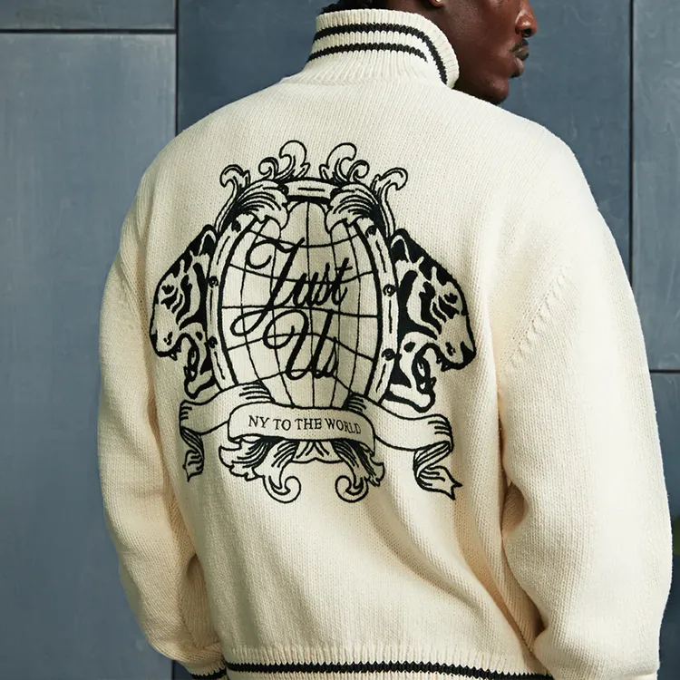 KITH Wyona Full Zip Varsity Sweater-3