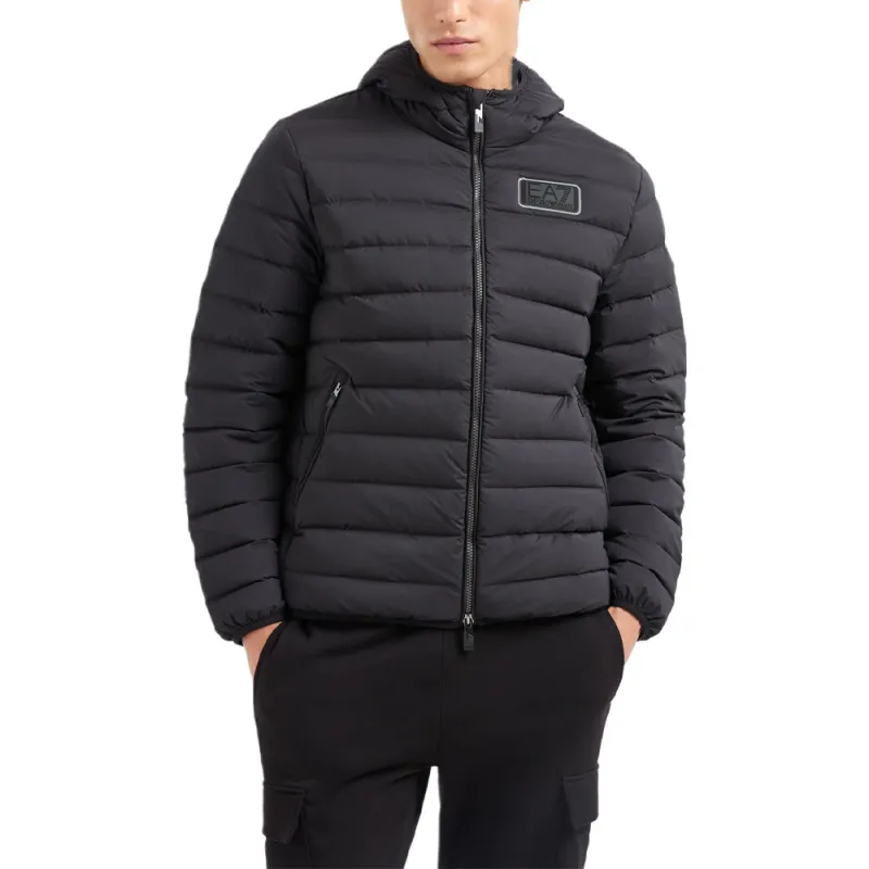 EMPORIO ARMANI EA7 Down Jacket Men's Black-2