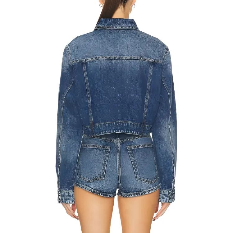 GRLFRND Denim Jacket Women's Blue-1