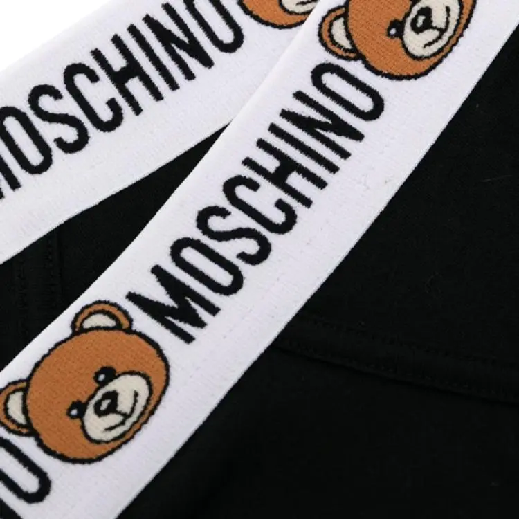 MOSCHINO Set Of Two Logo Waistband Briefs-3