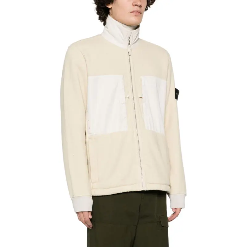 STONE ISLAND High Neck Zipped Sweatshirt-3