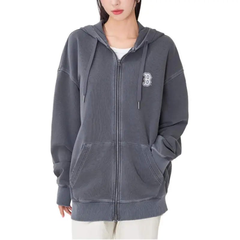 MLB Boston Red Sox RED SOX Sweatshirt Unisex Dark Charcoal Gray-2