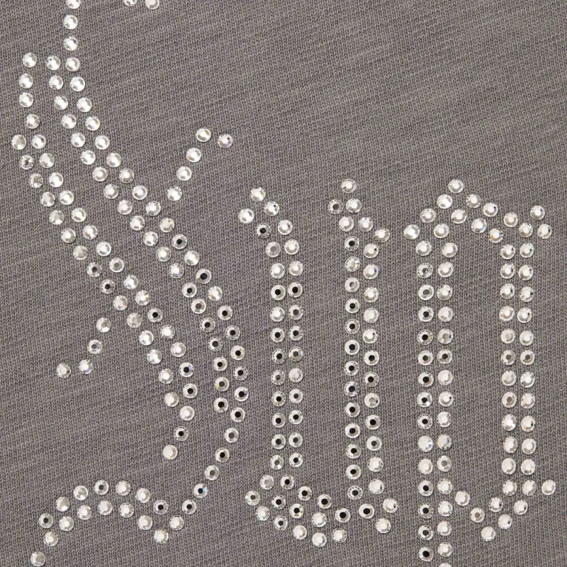 Supreme Rhinestone Short Sleeve Top-7