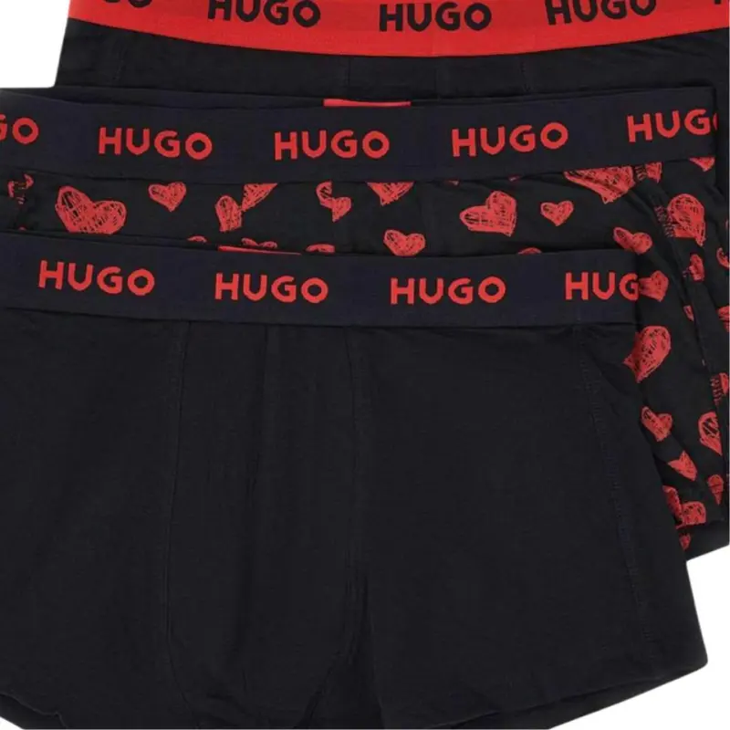 HUGO BOSS Logo waistband Briefs Pack Of Three-3