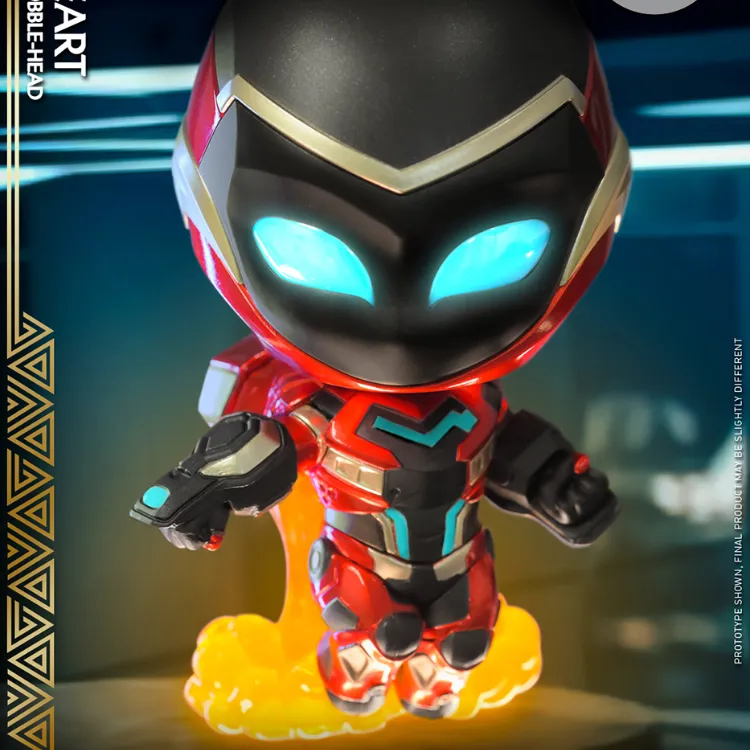 Hot Toys Black Panther Long Live Wakanda Iron Heart Chibi Figures-1