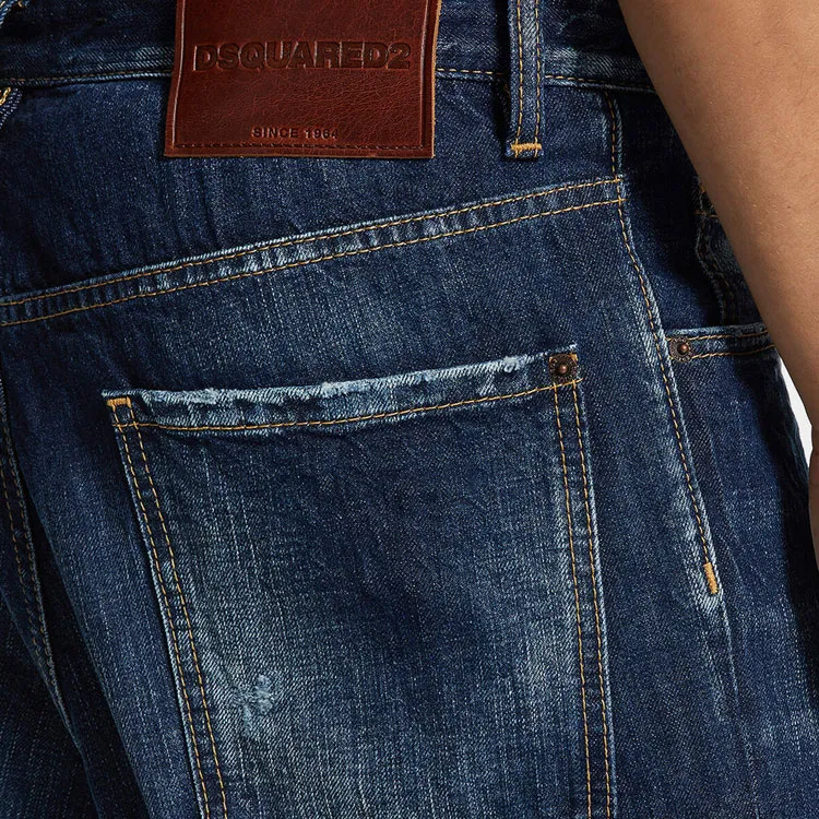Dsquared2 Be Cool Be Nice Wash Loose Jeans-4