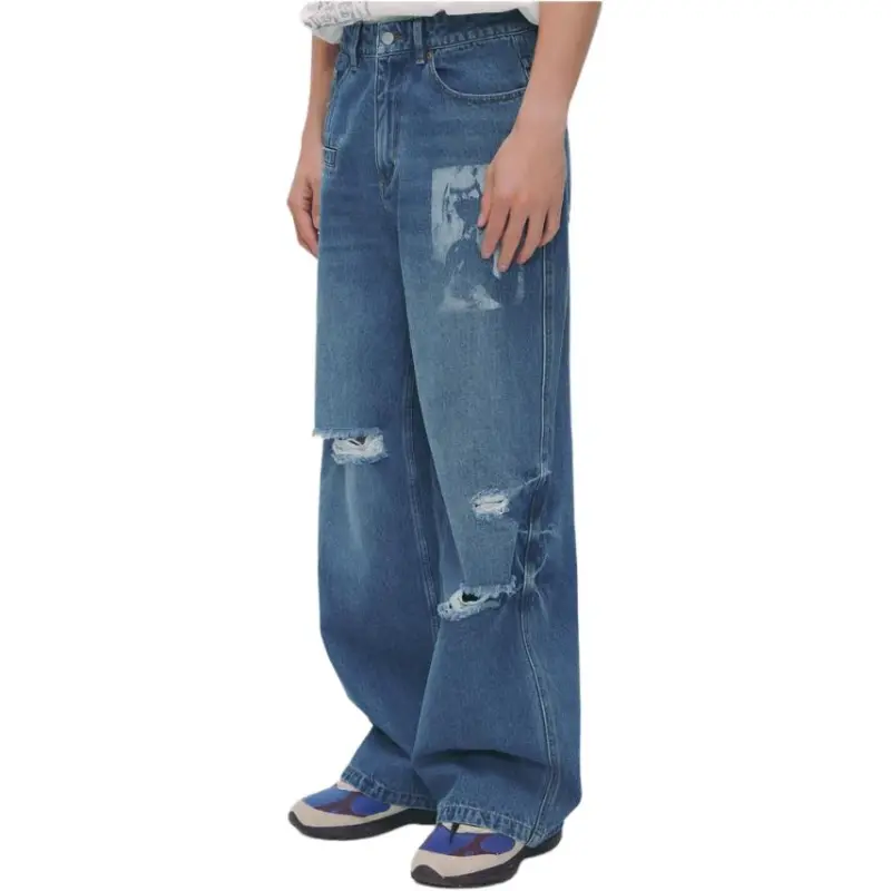 NO ONE ELSE Jeans Unisex Denim Blue-3
