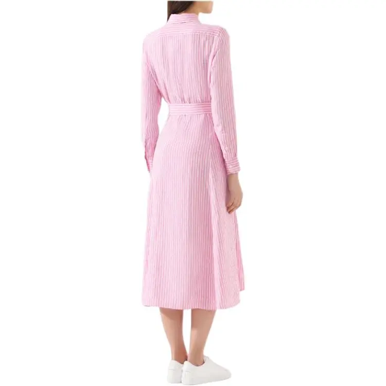 Polo Ralph Lauren Long-Sleeved Dresses Women's Pink-2