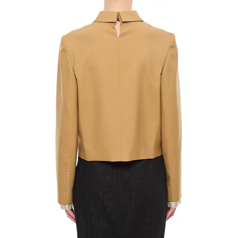 MARNI Single Breasted Cropped Blazer-4