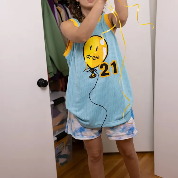 Drew House Mesh Joy Basketball Jersey-5