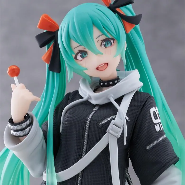 TAITO Hatsune Miku Fashion Figure Punk Bonus Gifts-5