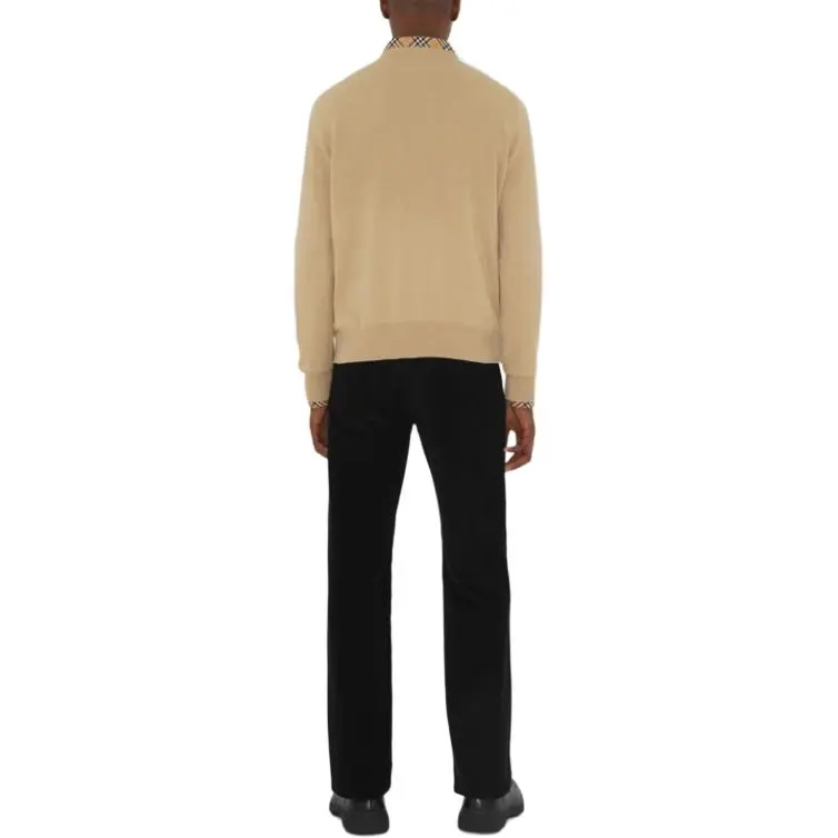 Burberry Logo embroidered Cashmere Jumper-2
