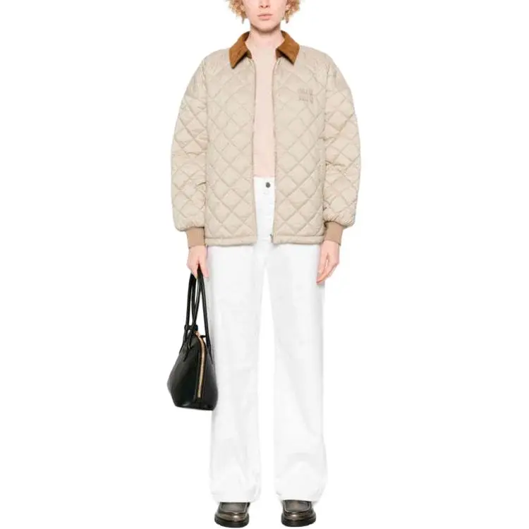 MIU MIU Zipped Quilted Jacket-2