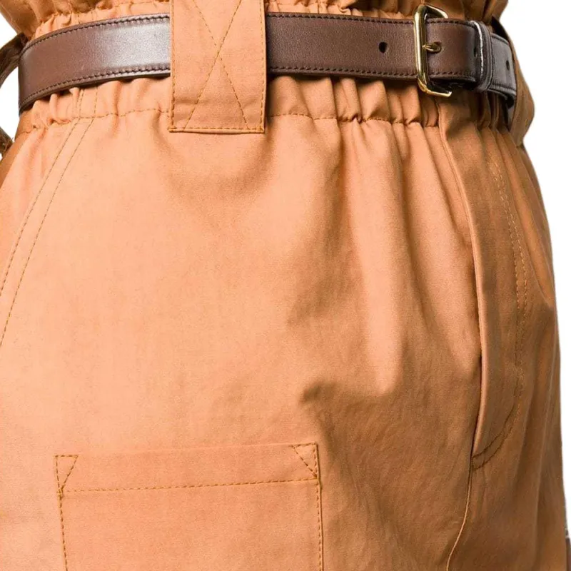 FENDI Casual Short Skirts Women's Brown-4