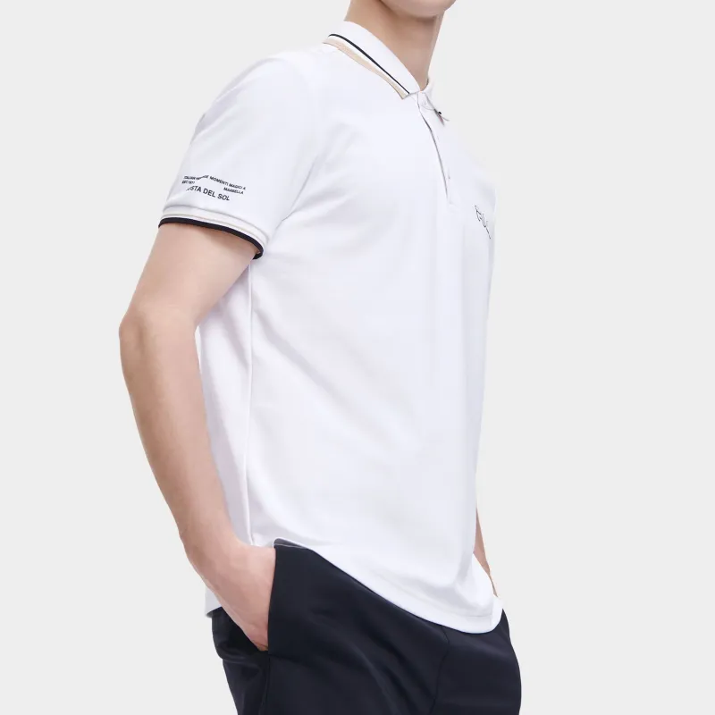 FILA Polo Shirt Men's Standard White-4