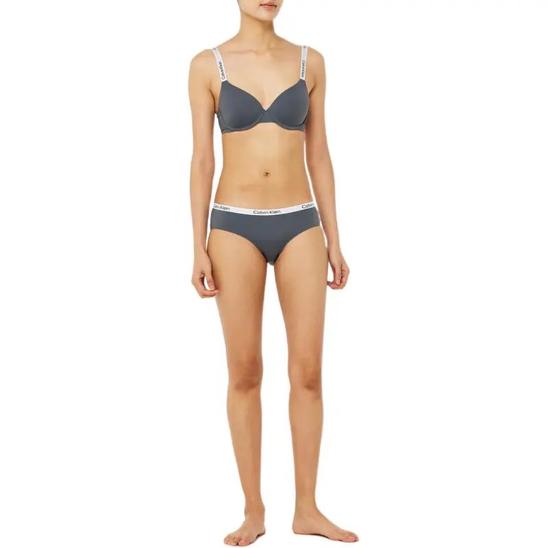 CALVIN KLEIN Underpants Women's 1 Pack Dark Gray-1