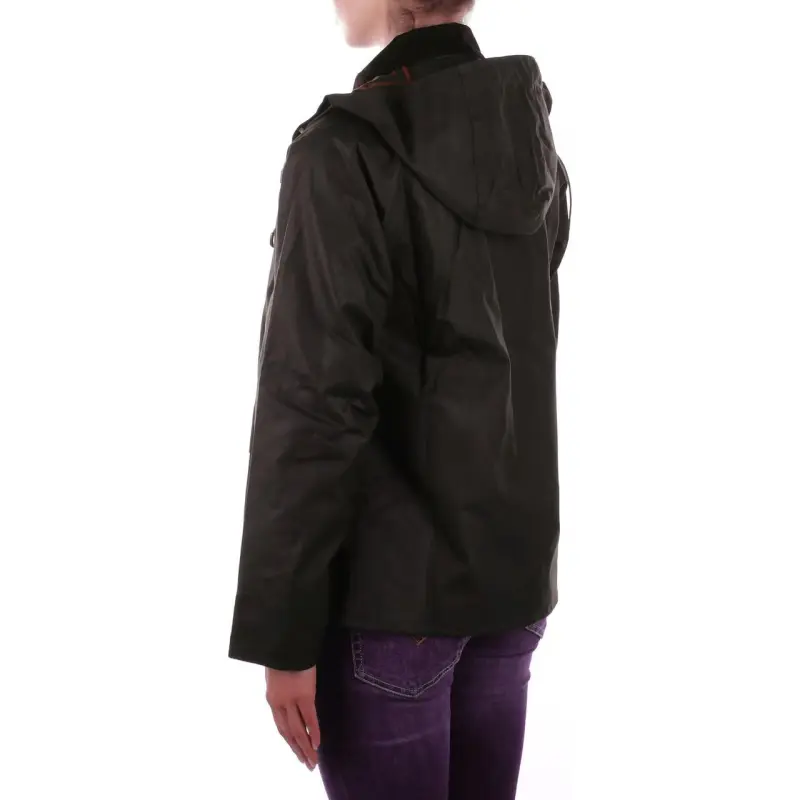 BARBOUR Avon Hooded Waxed Jacket-3