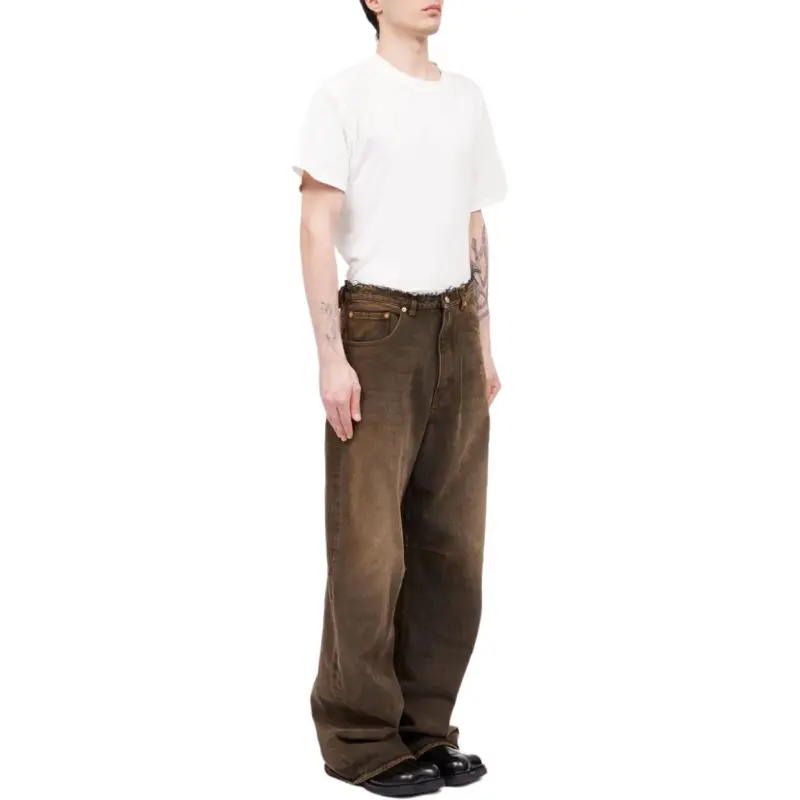 MM6 Maison Margiela Acid wash Mid rise Jeans-1