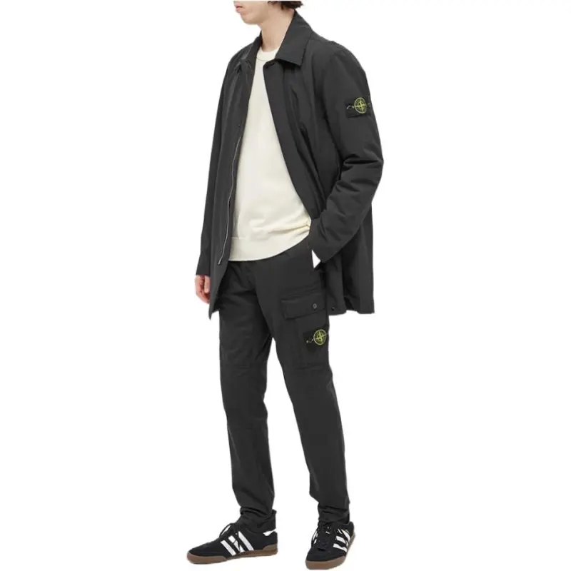 STONE ISLAND Casual Pants Men Black-3