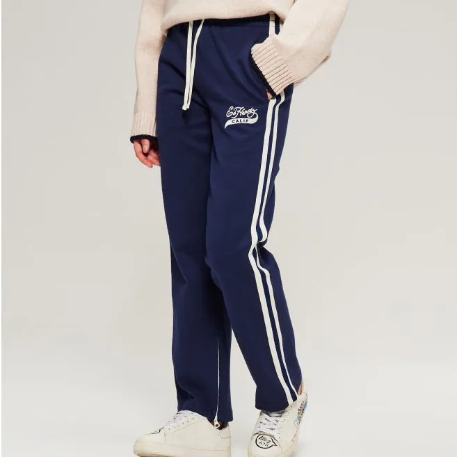 Ed Hardy Casual Pants Women's Blue-2