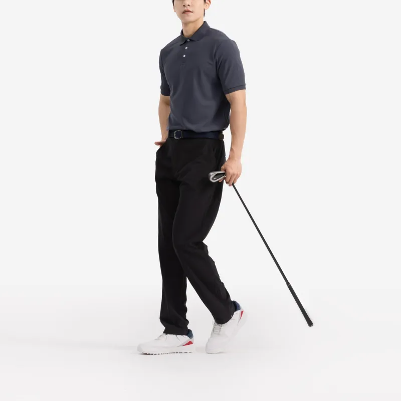 DECATHLON 500 Series Casual Pants Men's Smoky Black-3