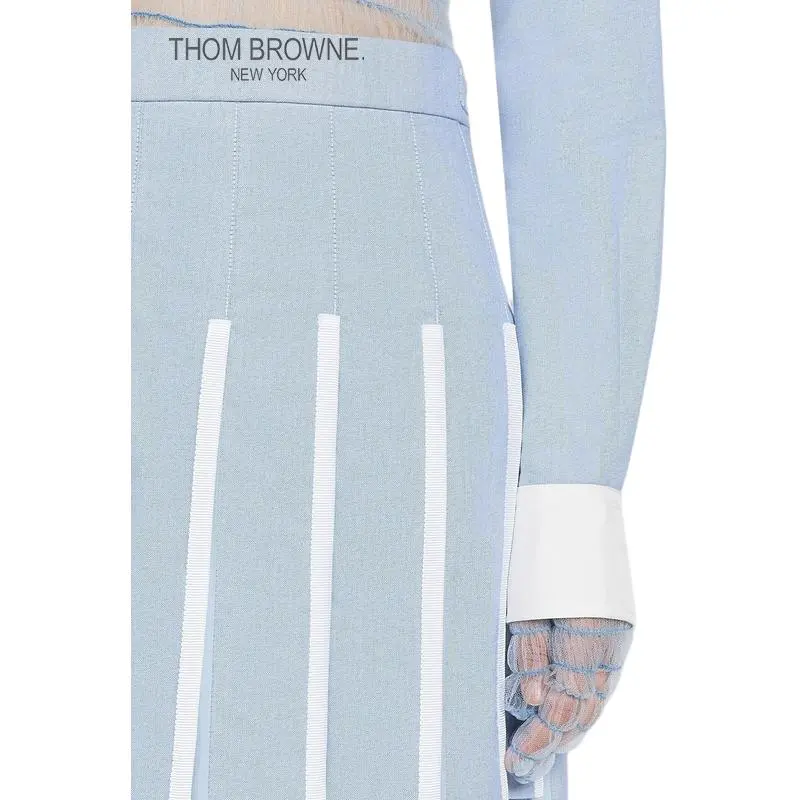 THOM BROWNE Pleated Skirt-2
