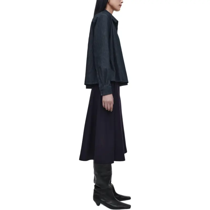 COS Shirts Women's Indigo-3