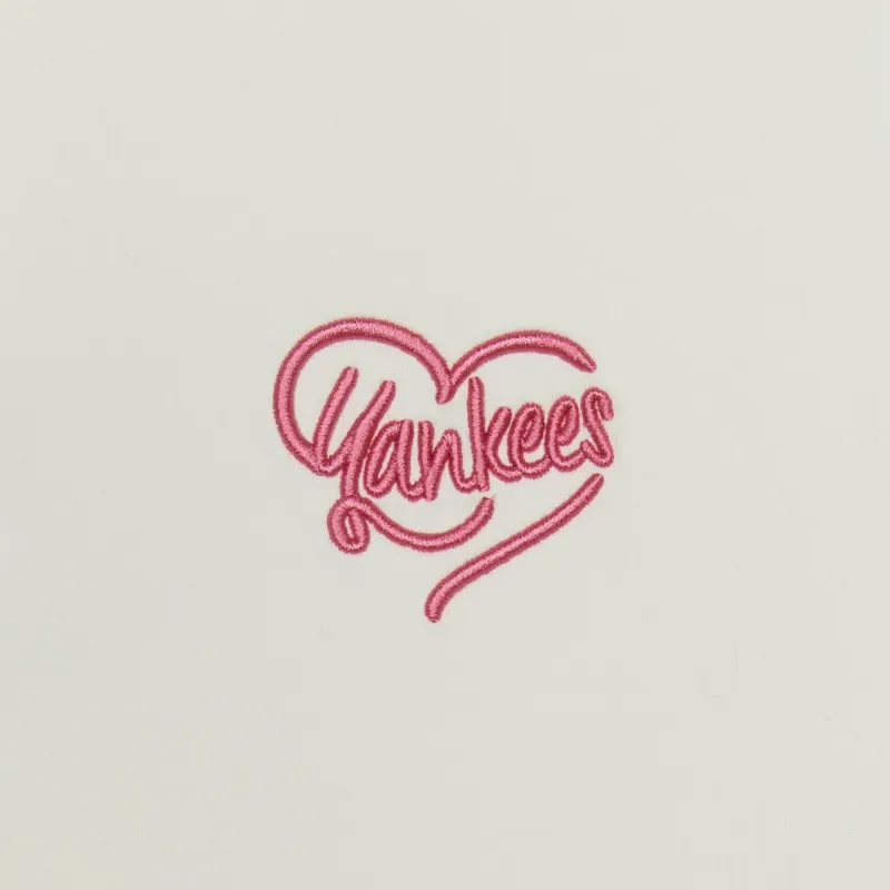 MLB New York Yankees Short Sleeved Dress Women's White-4