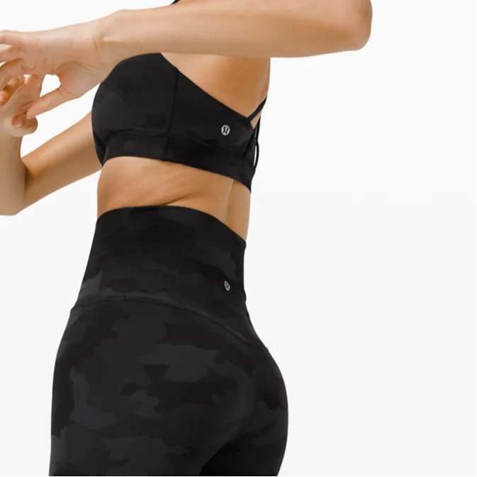 Lululemon Align™ Casual Shorts Women's Camouflage Deep Carbon Multicolor-2