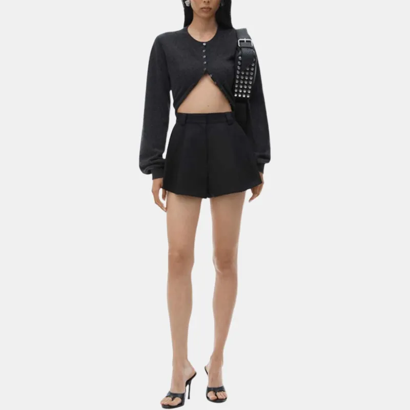 Alexander Wang High Waisted Flared Shorts-3