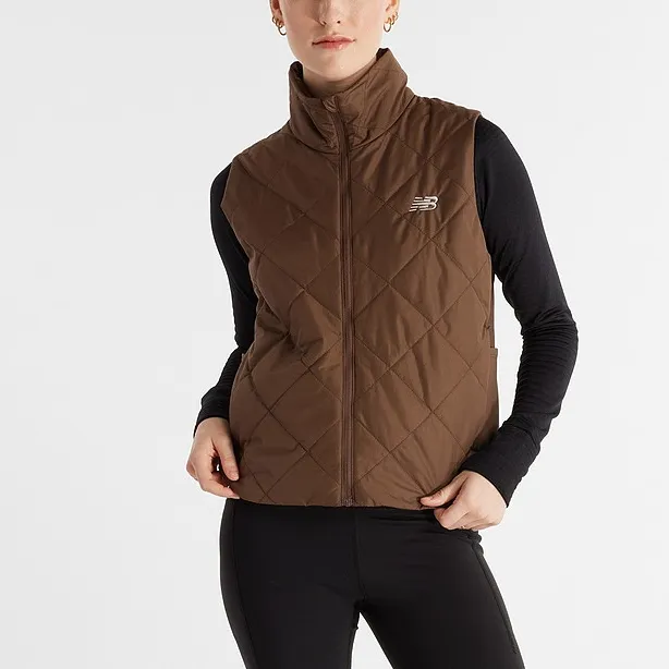 New Balance AW24 Vest Women's Coffee-3