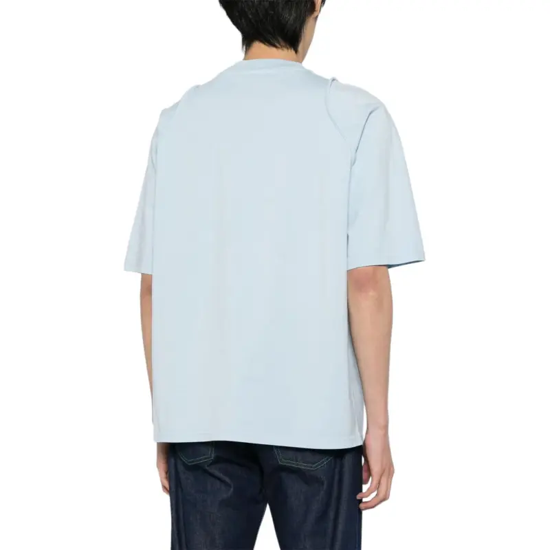 Jacquemus Logo Embroidered Crewneck T Shirt-3