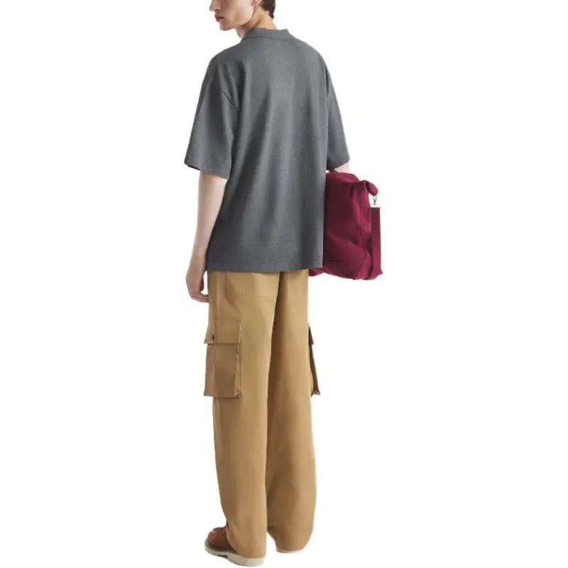 Maison Kitsune Bold Fox Head Patch Oversized Polo Shirt-4