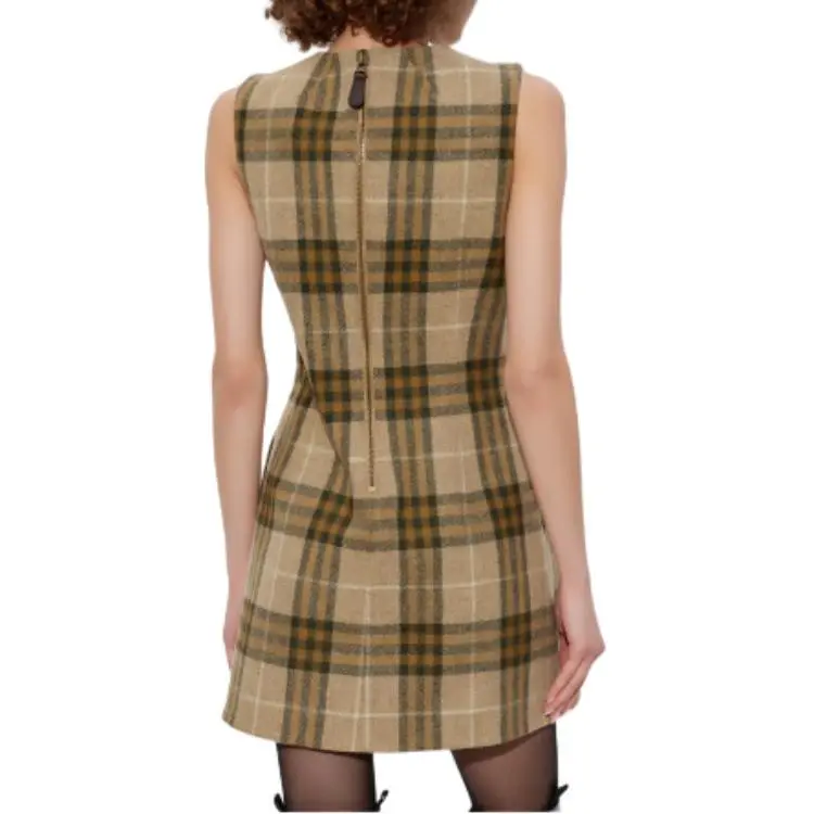 Burberry Checked Mini Dress-4