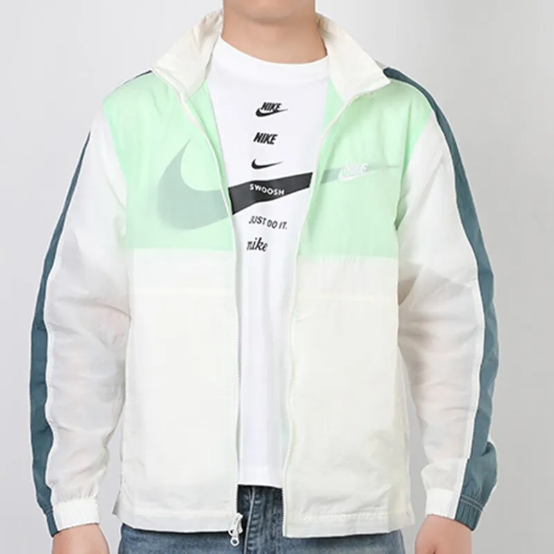 Nike Jackets Men White Green-1