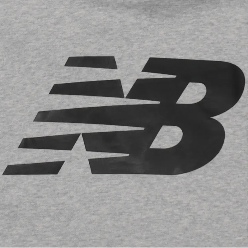 New Balance Sweatshirts Men Silvery White-3