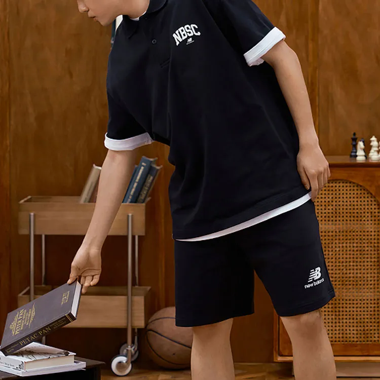 New Balance Polo Shirt Men's Black-4