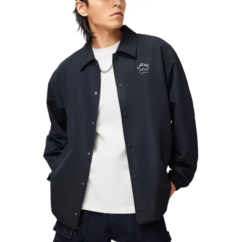 LiNing Sports Life Collection Jackets Coats Men's Black-2